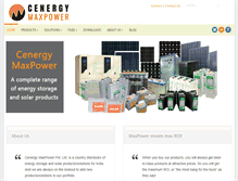 Tablet Screenshot of cenergymaxpower.com